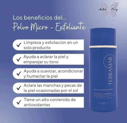 Polvo microexfoliante