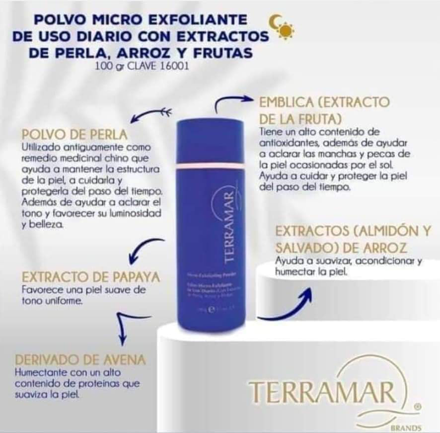 Polvo microexfoliante